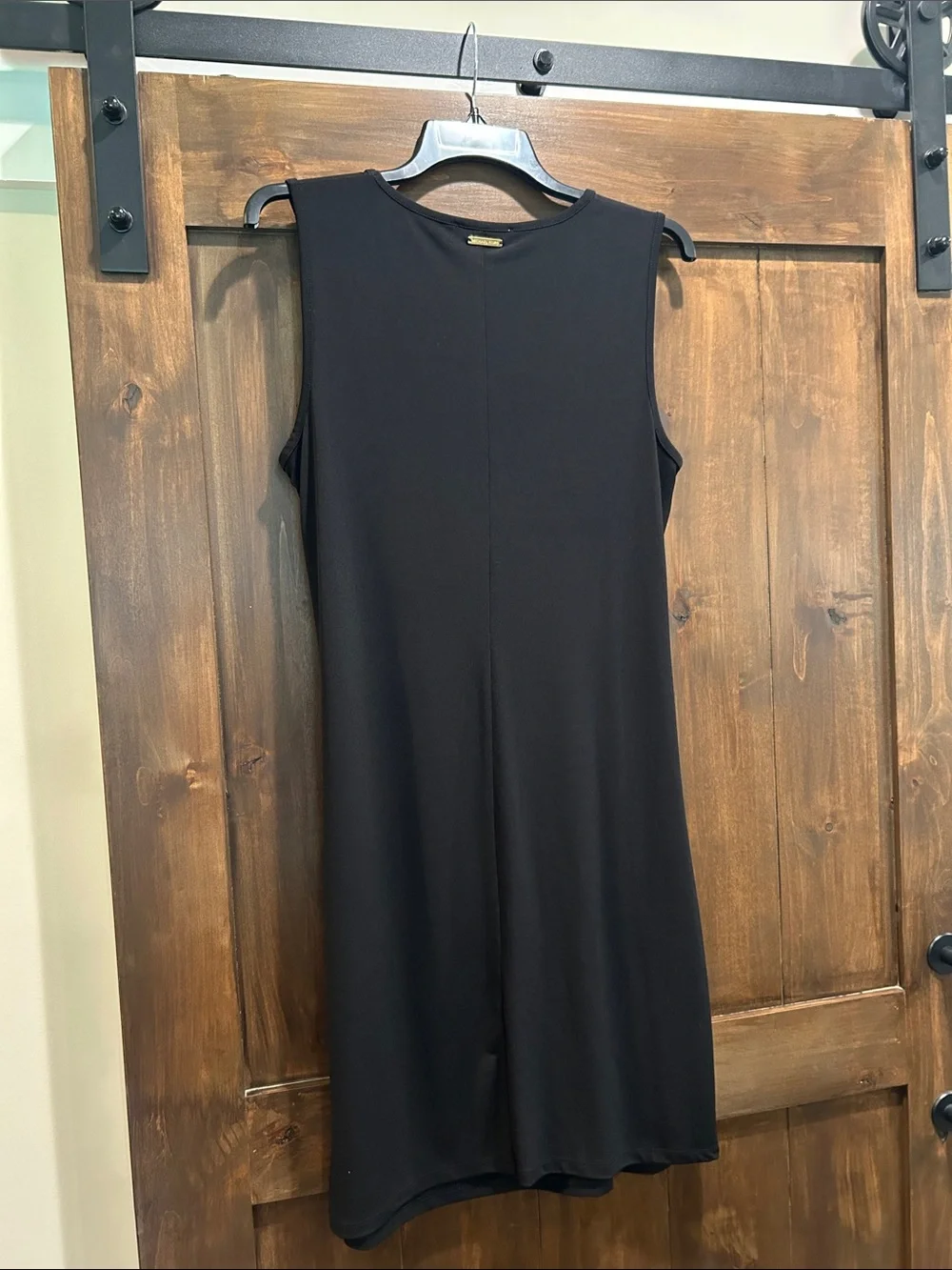 M75 Michael Kors Black Knot-Front Sleeveless Dress Size Large